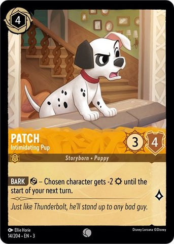 Patch - Intimidating Pup (Into the Inklands)(3-014/204)(C)