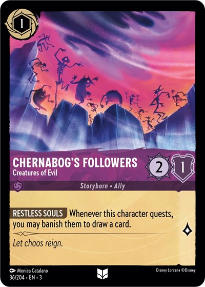 Chernabog's Followers - Creatures of Evil (Into the Inklands)(3-036/204)(U)