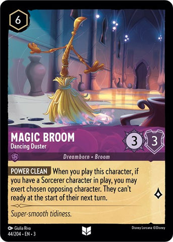 Magic Broom - Dancing Duster (Into the Inklands)(3-044/204)(U)