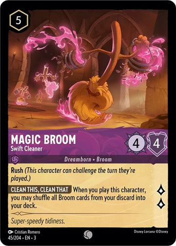 Magic Broom - Swift Cleaner (Into the Inklands)(3-045/204)(C)