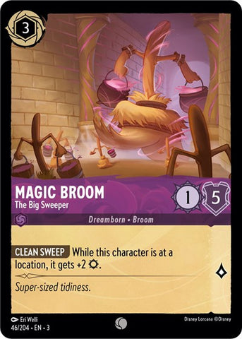 Magic Broom - The Big Sweeper - Cold Foil (Into the Inklands)(3-046/204)(C)