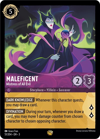 Maleficent - Mistress of All Evil - Cold Foil (Into the Inklands)(3-051/204)(L)