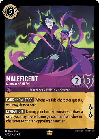 Maleficent - Mistress of All Evil - Cold Foil (Into the Inklands)(3-051/204)(L)