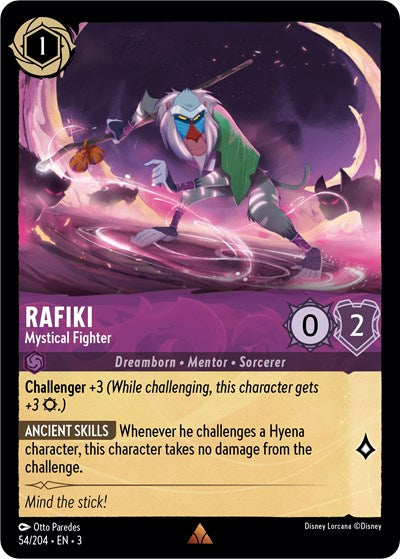 Rafiki - Mystical Fighter (Into the Inklands)(3-054/204)(R)