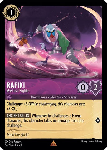 Rafiki - Mystical Fighter (Into the Inklands)(3-054/204)(R)