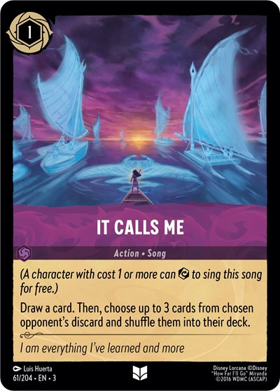 It Calls Me - Cold Foil (Into the Inklands)(3-061/204)(U)