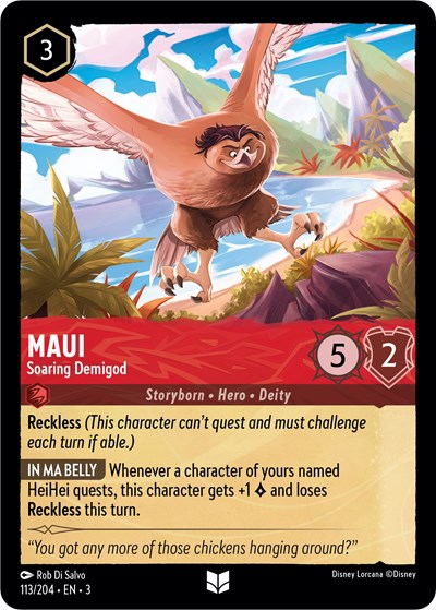 Maui - Soaring Demigod (Into the Inklands)(3-113/204)(U)