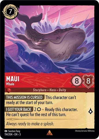 Maui - Whale (Into the Inklands)(3-114/204)(R)