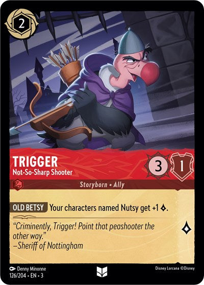 Trigger - Not-So-Sharp Shooter (Into the Inklands)(3-126/204)(U)