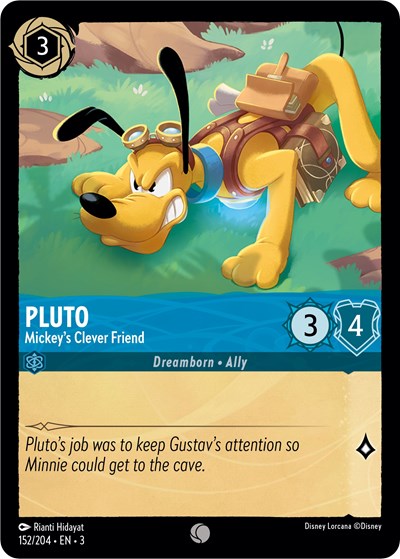 Pluto - Mickey's Clever Friend (Into the Inklands)(3-152/204)(C)