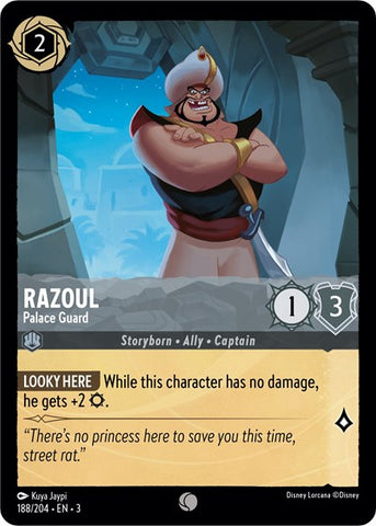 Razoul - Palace Guard - Cold Foil (Into the Inklands)(3-188/204)(C)