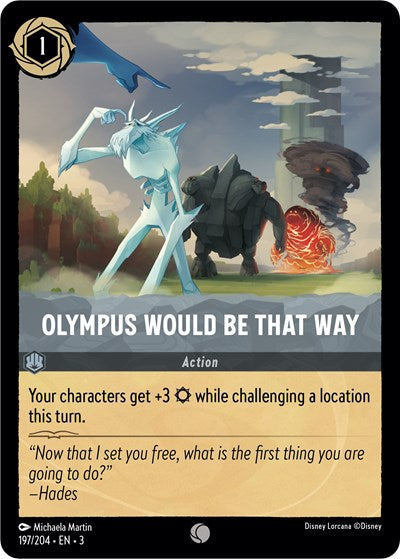 Olympus Would Be That Way - Cold Foil (Into the Inklands)(3-197/204)(C)