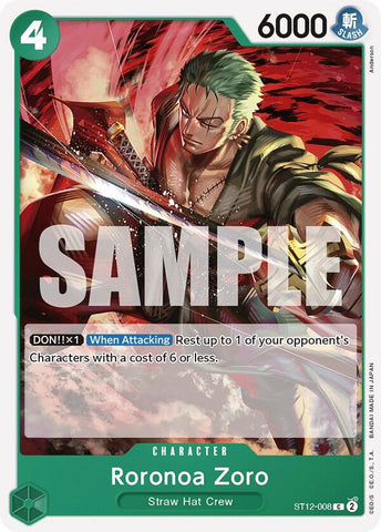 Roronoa Zoro (Starter Deck 12: Zoro and Sanji)(ST12-008)(C)