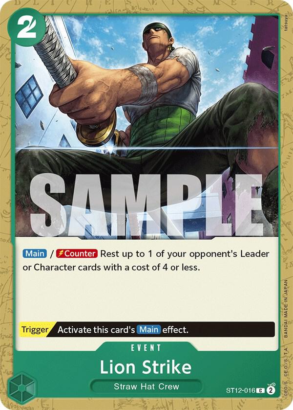 Lion Strike (Starter Deck 12: Zoro and Sanji)(ST12-016)(C)