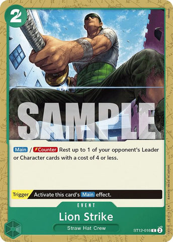 Lion Strike (Starter Deck 12: Zoro and Sanji)(ST12-016)(C)