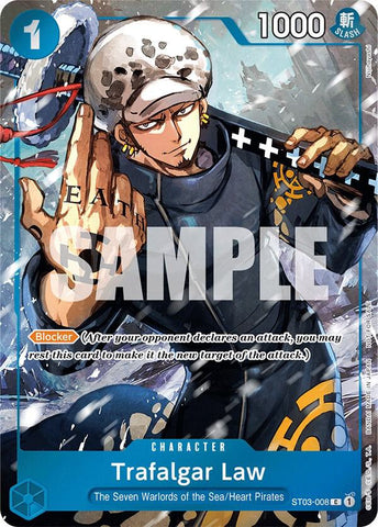 Trafalgar Law [Event Pack Vol. 3] [Foil] (One Piece Promotion Cards)(ST03-008)(C)