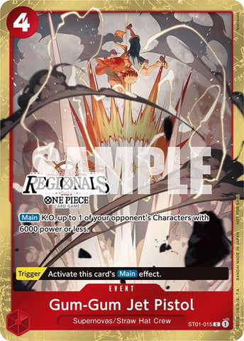 Gum-Gum Jet Pistol [Offline Regional 2024] [Participant] [Foil] (One Piece Promotion Cards)(ST01-015)(C)