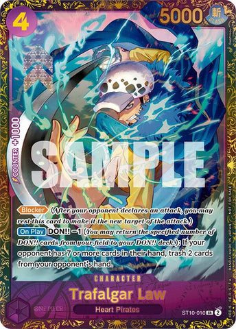Trafalgar Law - ST10-010 [Foil] (One Piece Promotion Cards)(ST10-010)(SR)