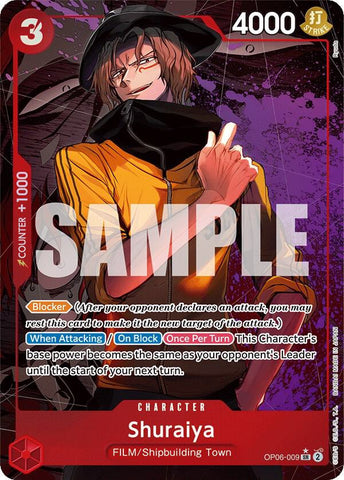 Shuraiya - Alternate Art - Foil (Wings of the Captain)(OP06-009)(SR)