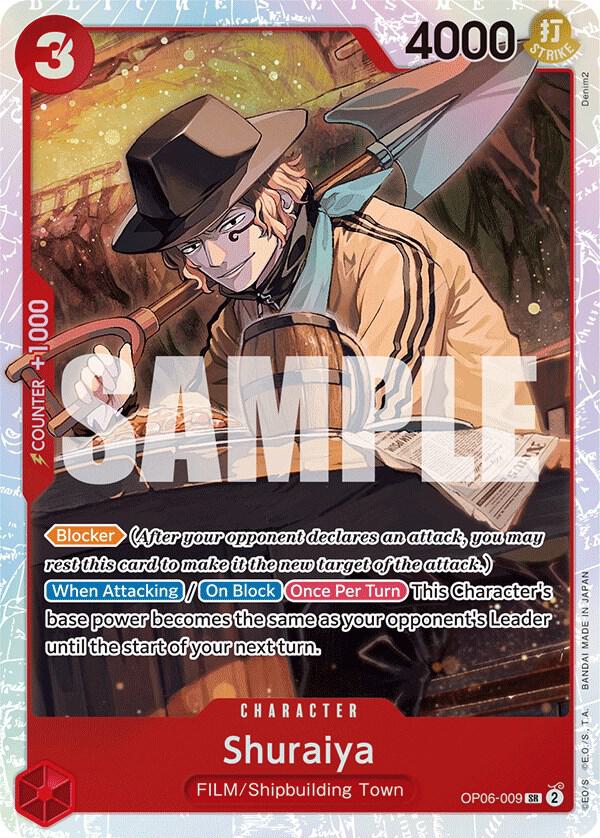 Shuraiya - Foil (Wings of the Captain)(OP06-009)(SR)