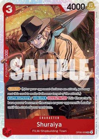 Shuraiya - Foil (Wings of the Captain)(OP06-009)(SR)