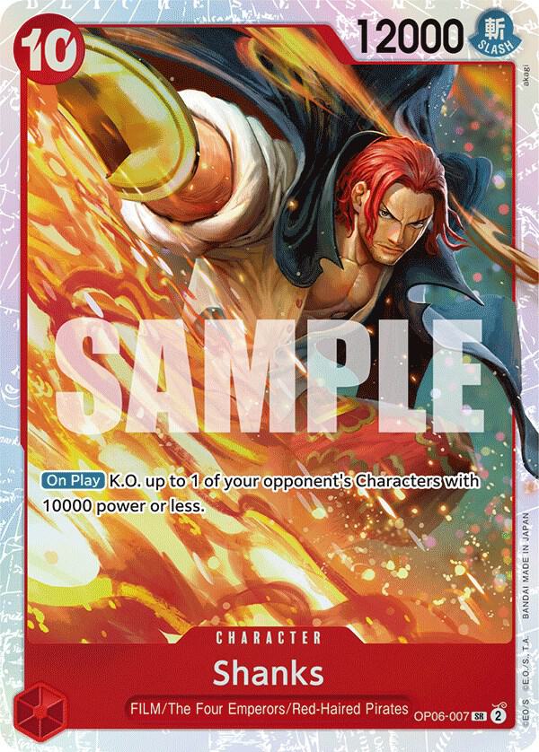 Shanks - Foil (Wings of the Captain)(OP06-007)(SR)