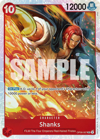 Shanks - Foil (Wings of the Captain)(OP06-007)(SR)