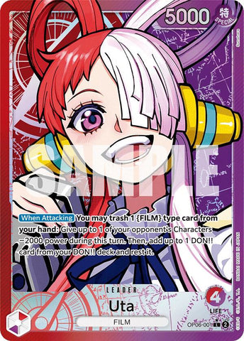 Uta - Alternate Art - Foil (Wings of the Captain)(OP06-001)(L)