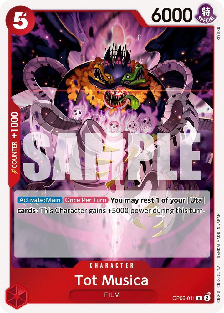Tot Musica - Foil (Wings of the Captain)(OP06-011)(R)