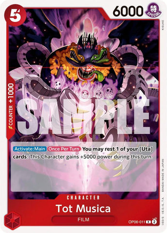 Tot Musica - Foil (Wings of the Captain)(OP06-011)(R)