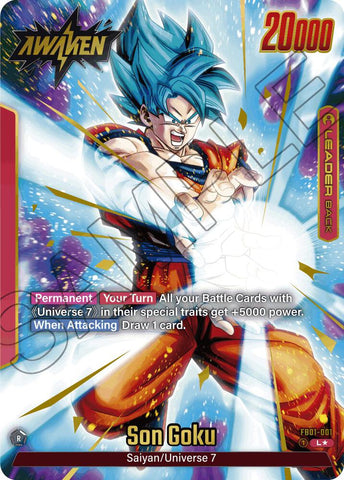 Son Goku [001] [Alternate Art] [Foil] (FB01-001)(L)