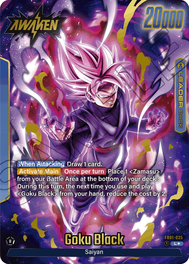 Goku Black [035] [Alternate Art] [Foil] (FB01-035)(L)
