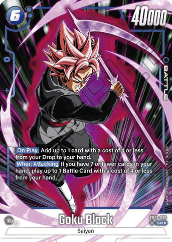 Goku Black [039] [Alternate Art] [Foil] (FB01-039)(SR)