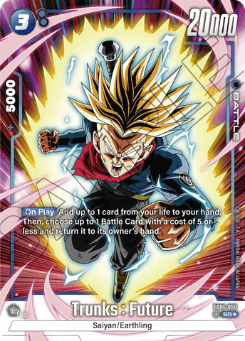 Trunks : Future [050] [Alternate Art] [Foil] (FB01-050)(SR)