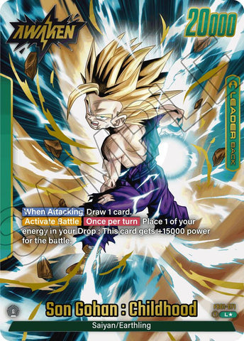 Son Gohan : Childhood [071] [Alternate Art] [Foil] (FB01-071)(L)