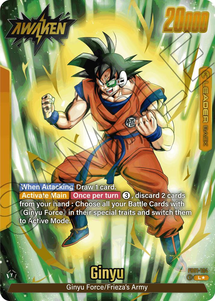 Ginyu [104] [Alternate Art] [Foil] (FB01-104)(L)