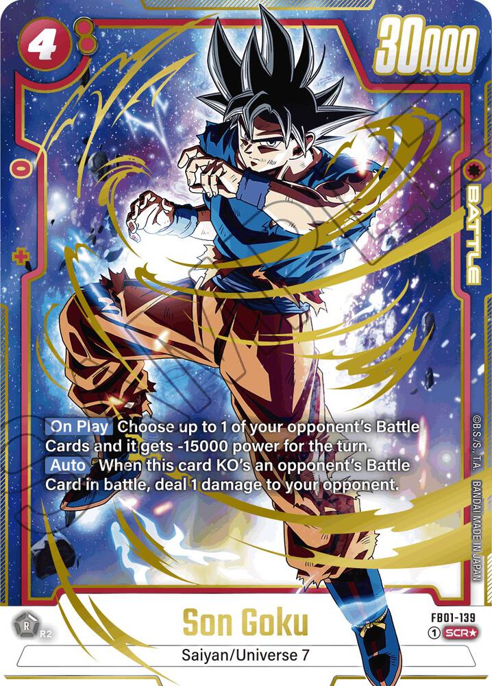 Son Goku [139] [Alternate Art] [Foil] (FB01-139)(SCR)