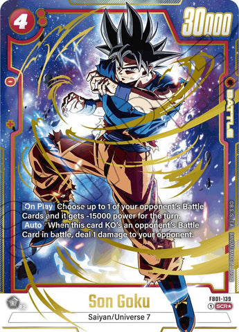 Son Goku [139] [Alternate Art] [Foil] (FB01-139)(SCR)