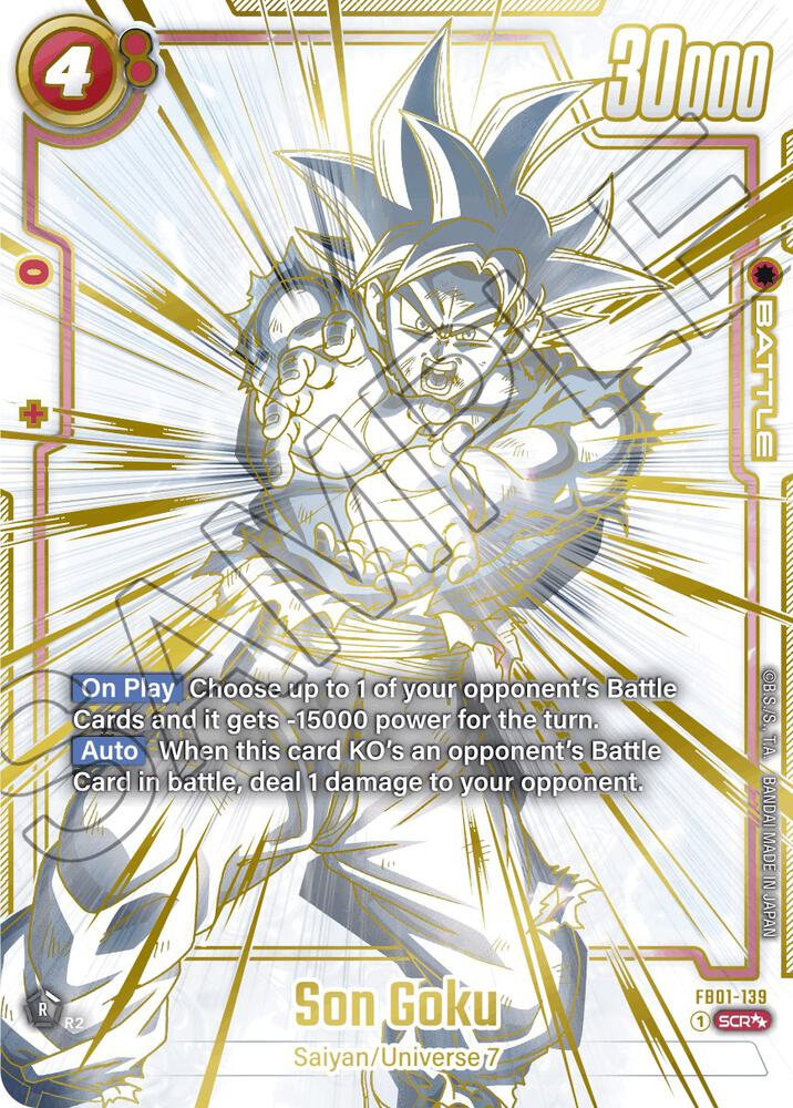 Son Goku [139] [Super Alternate Art] [Foil] (FB01-139)(SCR)