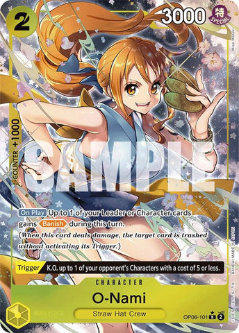 O-Nami - Alternate Art - Foil (Wings of the Captain)(OP06-101)(R)