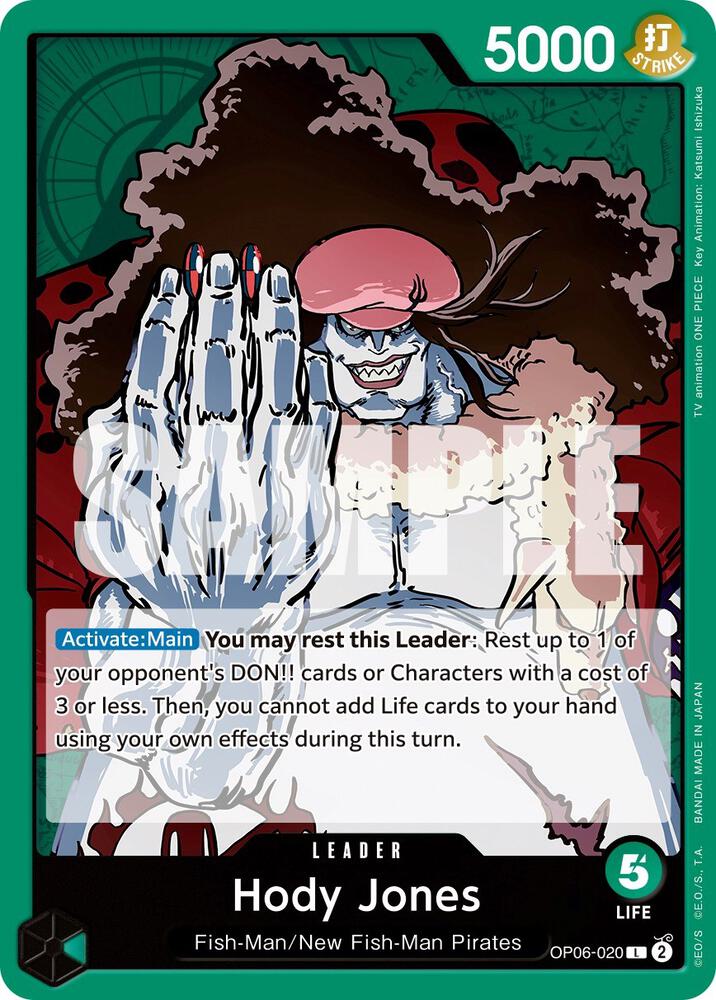 Hody Jones (020) (Wings of the Captain)(OP06-020)(L)