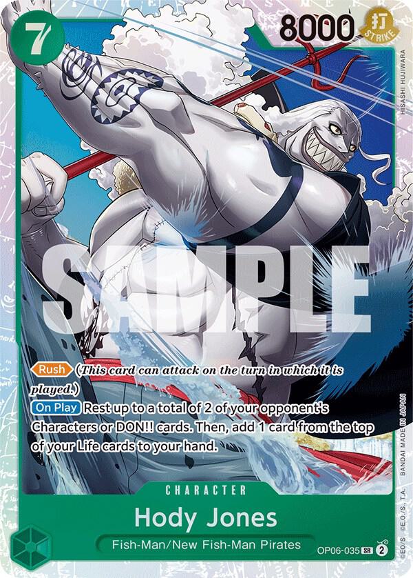 Hody Jones (035) - Foil (Wings of the Captain)(OP06-035)(SR)