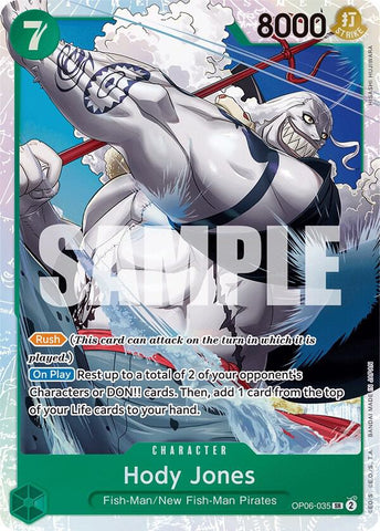 Hody Jones (035) - Foil (Wings of the Captain)(OP06-035)(SR)