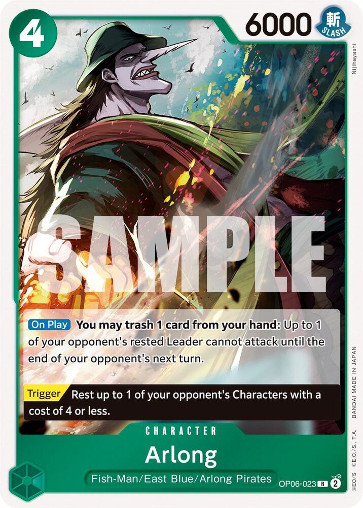 Arlong - Foil (Wings of the Captain)(OP06-023)(R)