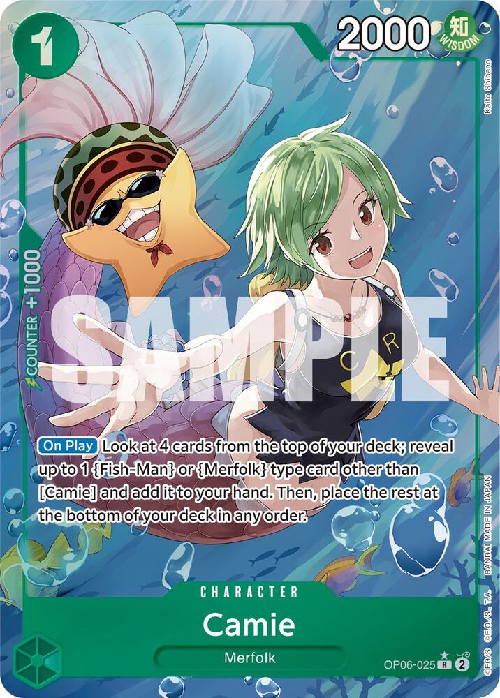 Camie - Alternate Art - Foil (Wings of the Captain)(OP06-025)(R)