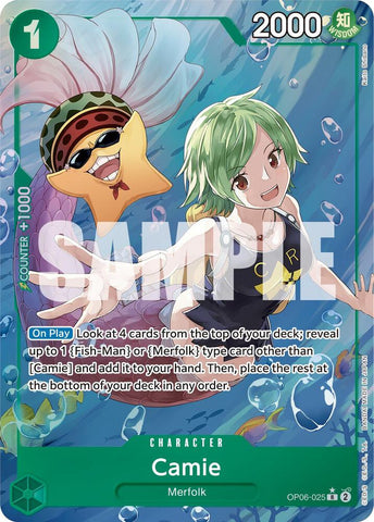 Camie - Alternate Art - Foil (Wings of the Captain)(OP06-025)(R)