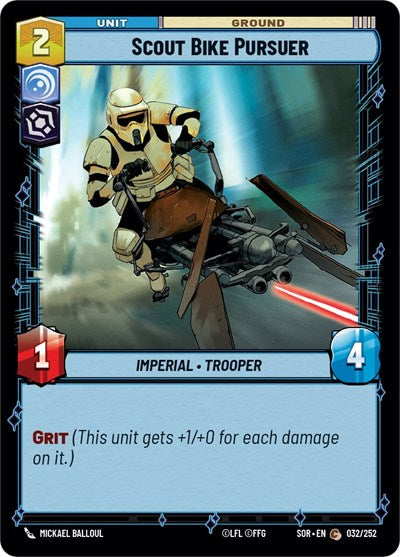 Scout Bike Pursuer - Foil (Spark of Rebellion)(SOR-032/252)(C)