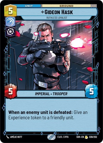 Gideon Hask, Ruthless Loyalist (Spark of Rebellion)(SOR-036/252)(R)