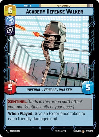Academy Defense Walker - Foil (Spark of Rebellion)(SOR-037/252)(C)