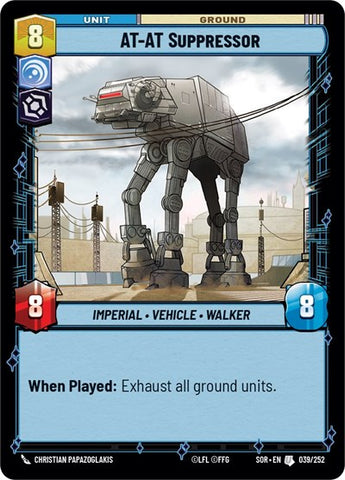 AT-AT Suppressor - Foil (Spark of Rebellion)(SOR-039/252)(U)